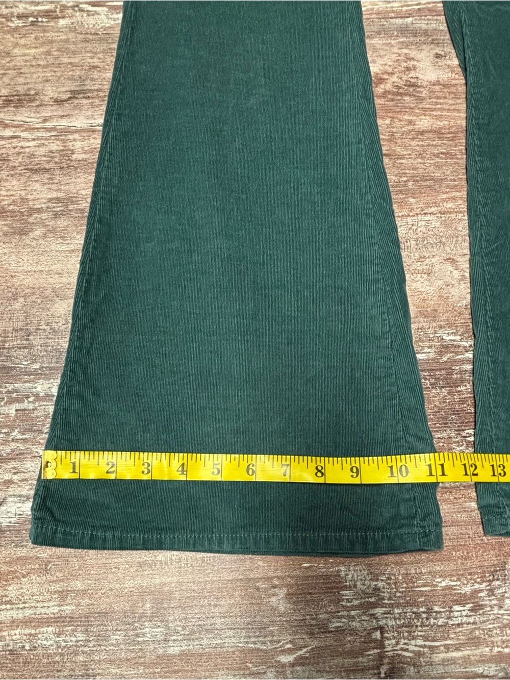 We The Free Dark Teal Flare Wide Leg Jeans - Picture 7 of 10